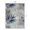 World Rug Gallery Modern Floral Reversible Plastic 5' X 7' Navy Outdoor Rug 6054NAVY5X7 - alternate 5